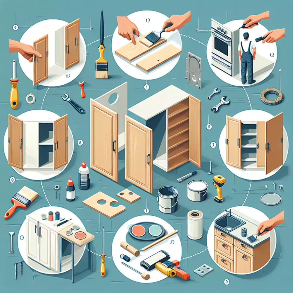 renovace kuchyňských dvířek